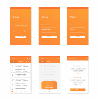 UI Screens