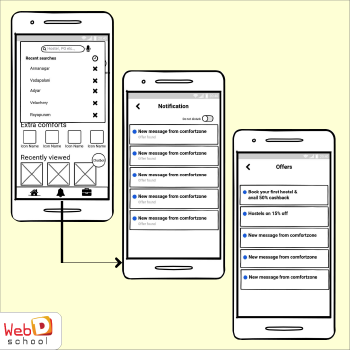 UI/UX Wireframes